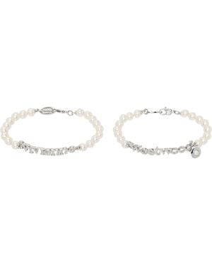 Vivienne Westwood Emilio Bracelet Set - Black