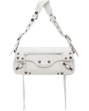Balenciaga ホワイト スモール Le Cagole スリングバッグ