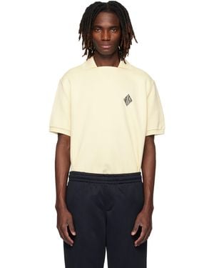 Lacoste ベージュ Loose Fit Badge Accent フリース ポロシャツ - ブラック