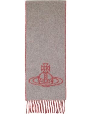 Vivienne Westwood Double Face Scarf - Brown