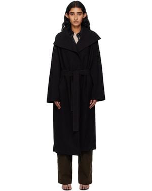 GIA STUDIOS Grace Long Coat - Black