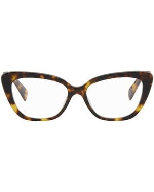 Miu Miu Cat Eye Acetate Sunglasses - Black