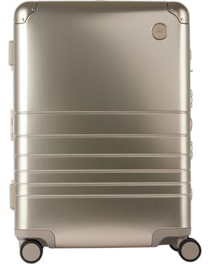 Monos Aluminum Check-In Medium Suitcase - Grey