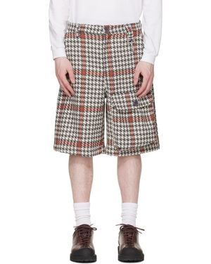 Reese Cooper Wool Houndstooth Patch Pocket Shorts - Black