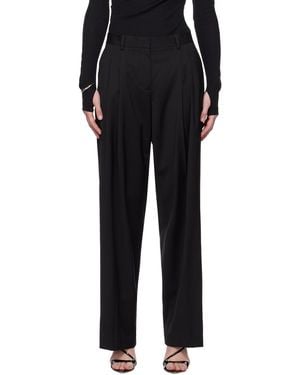 Helmut Lang Double Pleated Trousers - Black