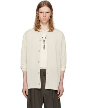 Lemaire Cardigan De Style Surchemise À Manches Courtes - Neutre