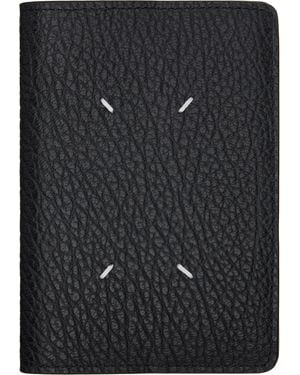 Maison Margiela Four Stitches Passport Holder - Black