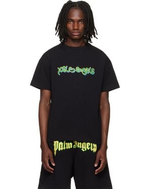 Palm Angels Thai Logo T-Shirt - Black