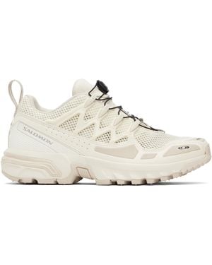 Salomon Baskets Og Beiges À Technologie Agile Chassis System - Noir