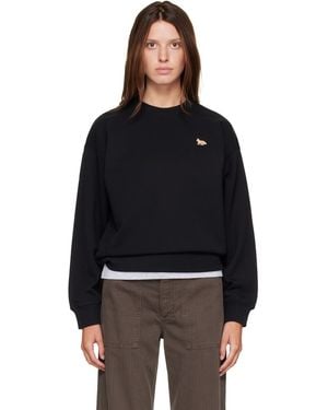 Maison Kitsuné Baby Fox Comfort Sweatshirt - Black