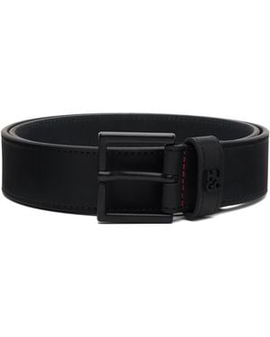 HUGO Logo Hardware Belt - Black