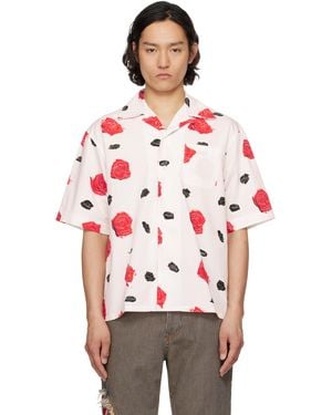 Marni Iris Heavy Poplin Shirt - Red