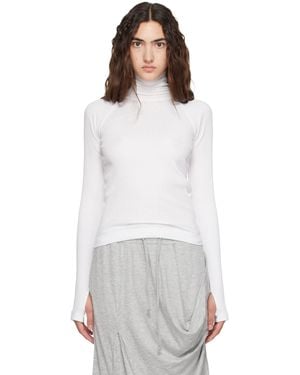 Helmut Lang Shrug Turtleneck - White