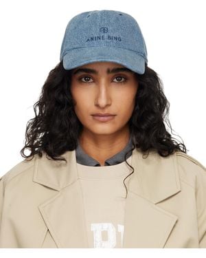 Anine Bing Jeremy Baseball Cap - Blue