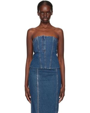 Paris Georgia Basics Jo Tank Top - Blue