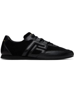 Balmain Calfskin Trainers - Black