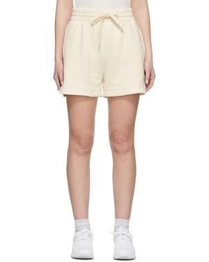 Halfboy オフホワイト スウェットショートパンツ