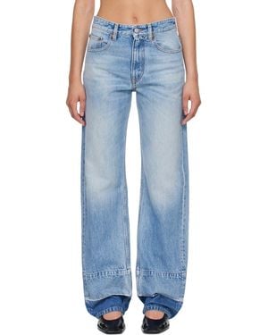 MM6 by Maison Margiela Straight-Leg Jeans - Blue