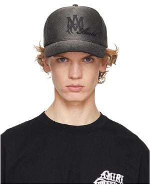 Amiri 'Ma' Script Canvas Cap - Blue
