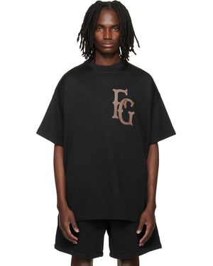 Fear Of God T-Shirt '43' Noir En Rayonne De Coton