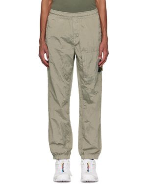 Stone Island カーキ Nylon Metal スウェットパンツ - ナチュラル