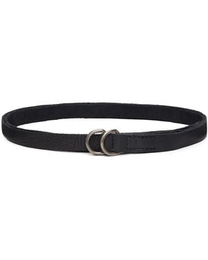 Guidi Leather Belt - Black