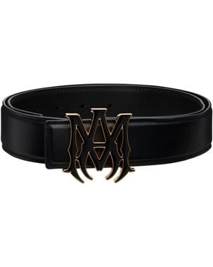 Amiri 'Ma' Core Logo Belt - Black