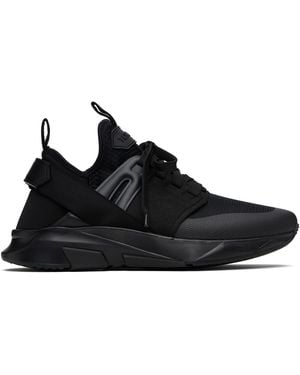 Tom Ford Neoprene Suede Jago Trainers - Black