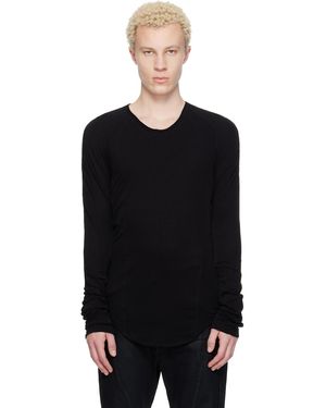 Julius Seamed Skinny T-Shirt - Black