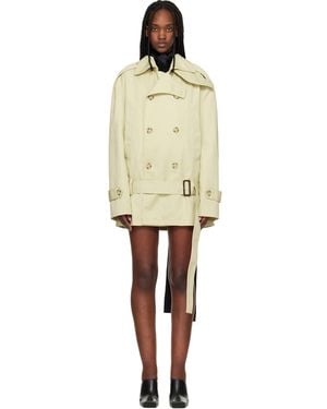 Commission Hunter Mini Trench Coat - Black