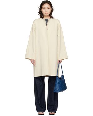 Loulou de Saison Merill Cotton Gabardine Coat - Blue