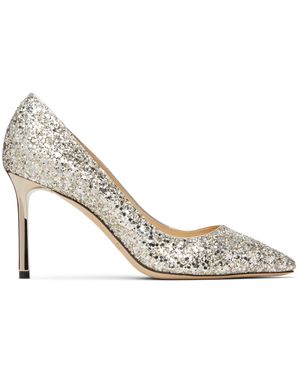 Jimmy Choo Chaussures À Talon Romy 85 Argentées - Noir