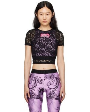 Versace Jeans Couture Black Patch T-shirt - Multicolour