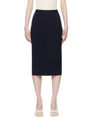 Bottega Veneta Light Midi Skirt - Blue