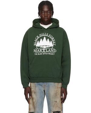 ONLINE CERAMICS Pull À Capuche Hills Forest Map' Vert