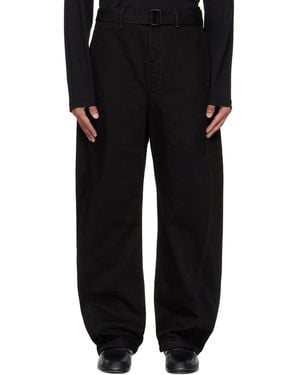 Lemaire Twisted Belted Jeans - Black