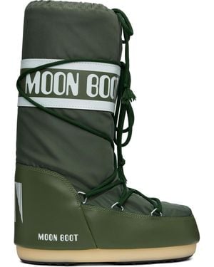 Moon Boot Icon Nylon Boots - Green