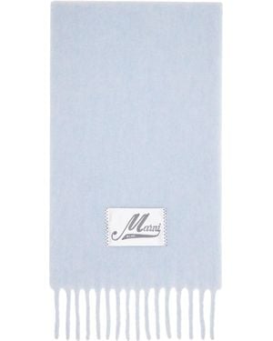 Marni Alpaca Scarf - Blue