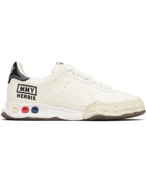 Maison Mihara Yasuhiro Herbie Og Sole Canvas Low-Top Trainers - Black