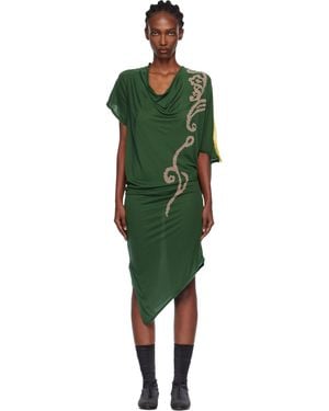 Kiko Kostadinov Ziggy Midi Dress - Green
