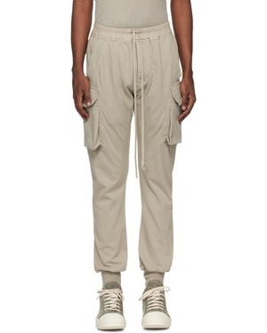 Rick Owens オフホワイト Porterville Mastodon Cut カーゴパンツ - ナチュラル