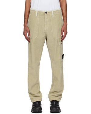 Stone Island ベージュ 800 コーデュロイパンツ - ナチュラル