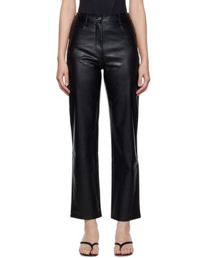 Miaou Junior Synthetic Leather Trousers - Black