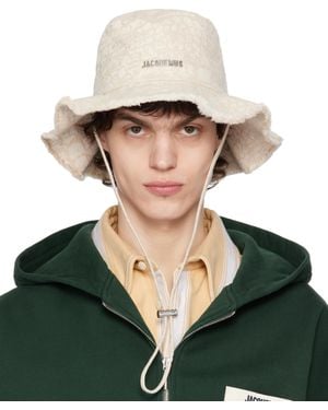 Jacquemus ベージュ La Croisière 'The Artichaut' バケットハット - グリーン