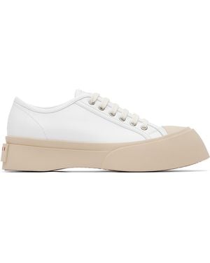 Marni Nappa Leather Pablo Sneakers - White