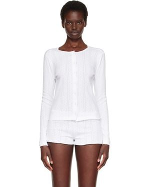 Cou Cou 'The Cardigan' Cardigan - White
