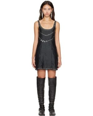 GIMAGUAS Claude Jewel Minidress - Black