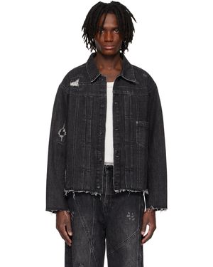 Professor.E Blouson Repaired Type I Noir En Denim
