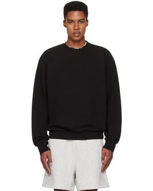 Skims Terry Classic Crewneck Sweatshirt - Black