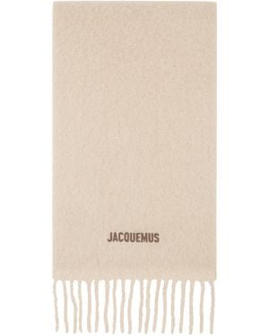 Jacquemus Les Classiquesコレクション L'écharpe Moisson マフラー - ナチュラル